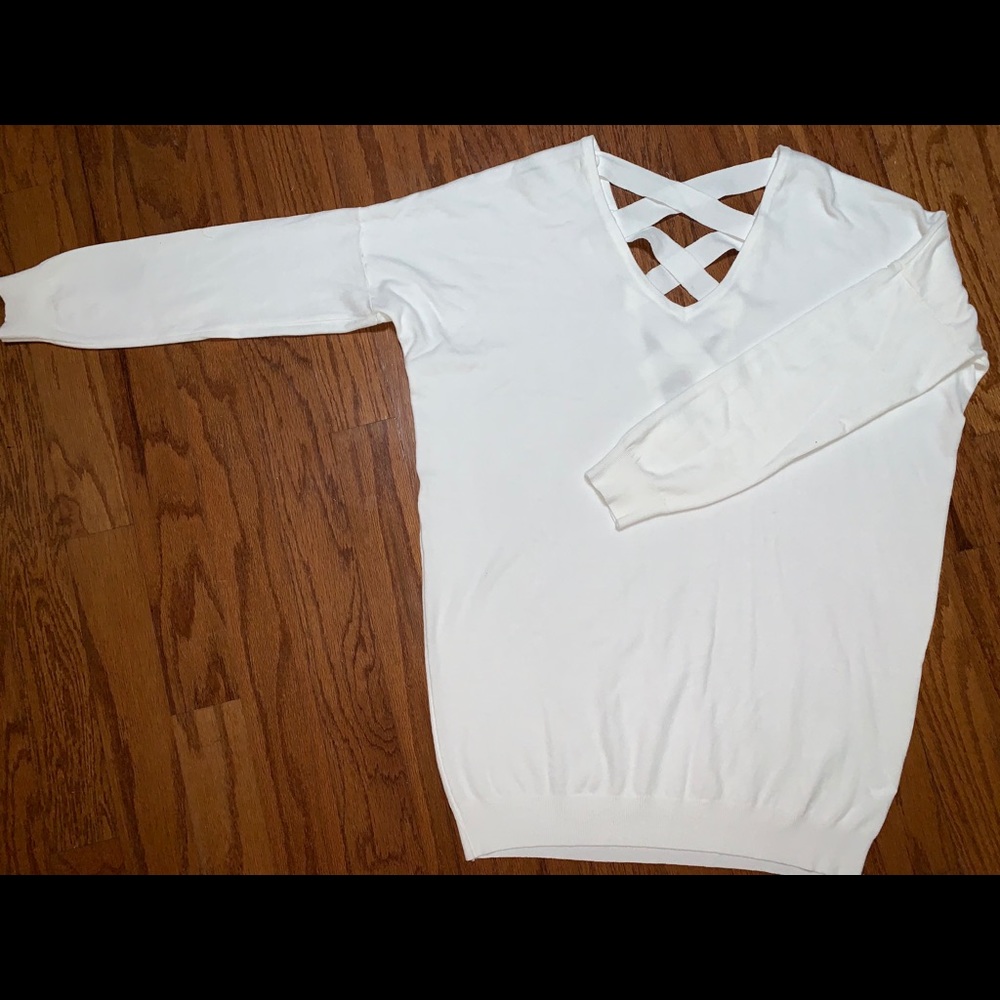 Long V-Neck sweater